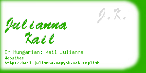 julianna kail business card